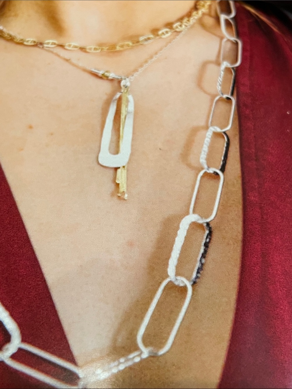 Opulenza Hair Clip Necklace
